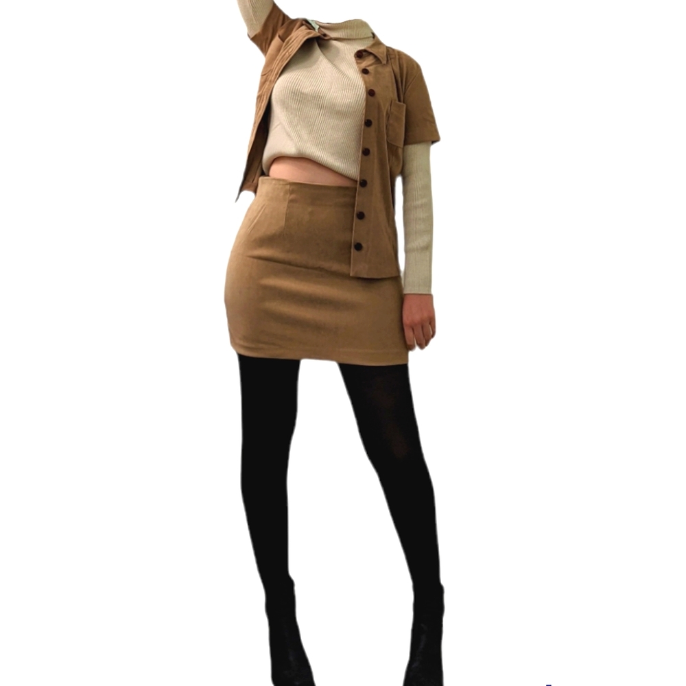 Vintage Skirt and Button Down Set